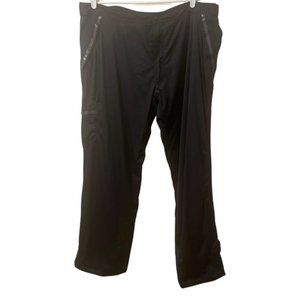 Sunice Men's Tornado Flex Vent Black Adjustable Waist Golf Waterproof Pants XXL